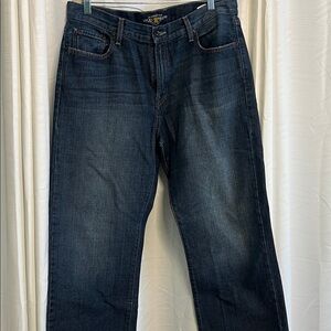 Lucky Brand Men's Dark Blue Relaxed Jeans